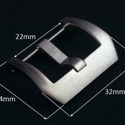 TF Steel Fishtail Buckle 22mm