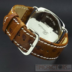 TF Calf Leather Ostrich Grain Strap